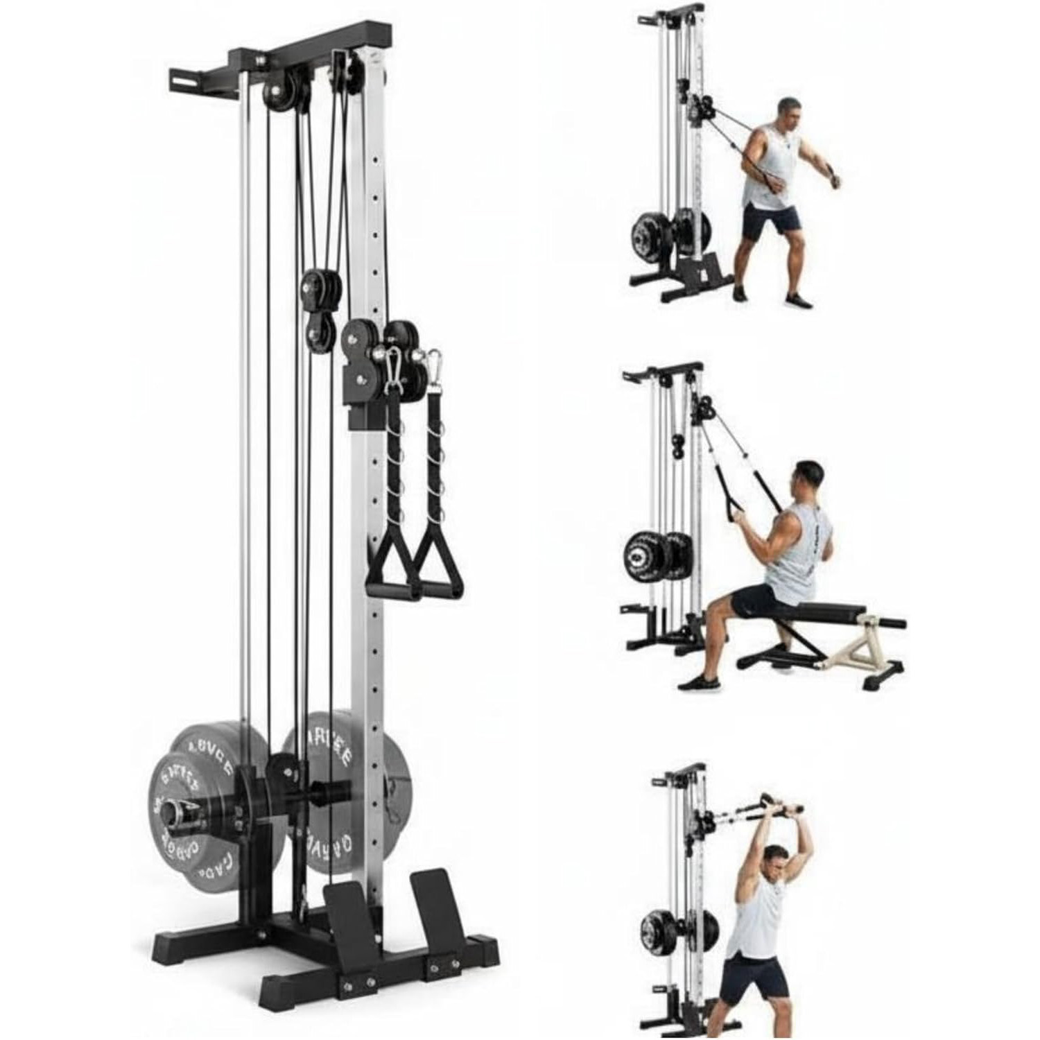 Sports Equipment At Home - Wall Mount Cable Station Dual Pulley