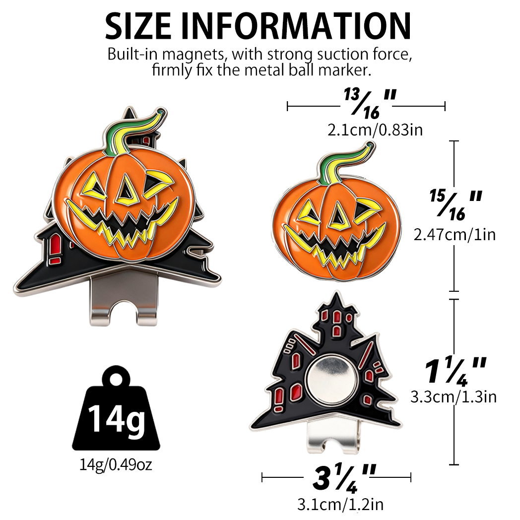 Caiton Halloween Golf Hat Clip - Sports Equipment Golf incelemesi ve fiyatı