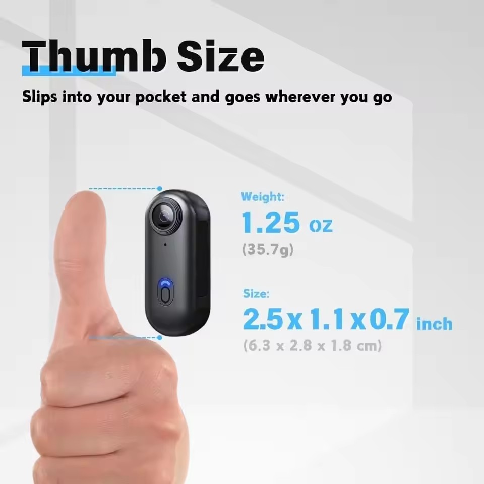 4K thumb camera, equipped with - Sports Equipment Video incelemesi ve fiyatı