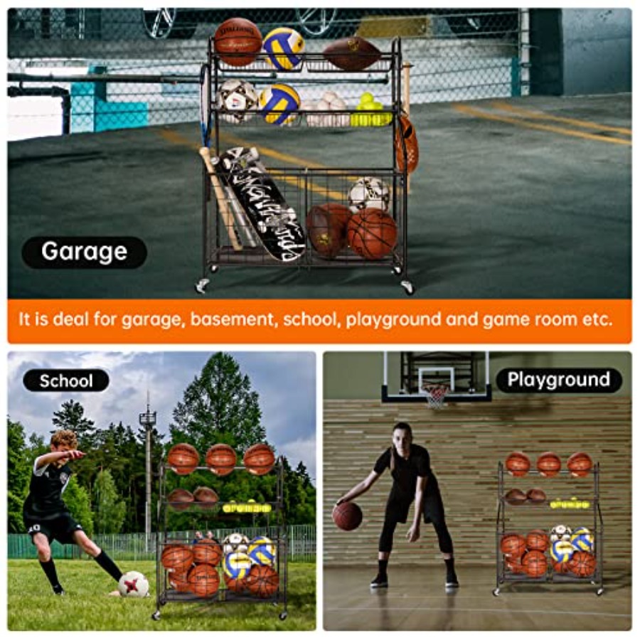 Garage Storage Rack for Sports - Sports Equipment Bat incelemesi ve fiyatı