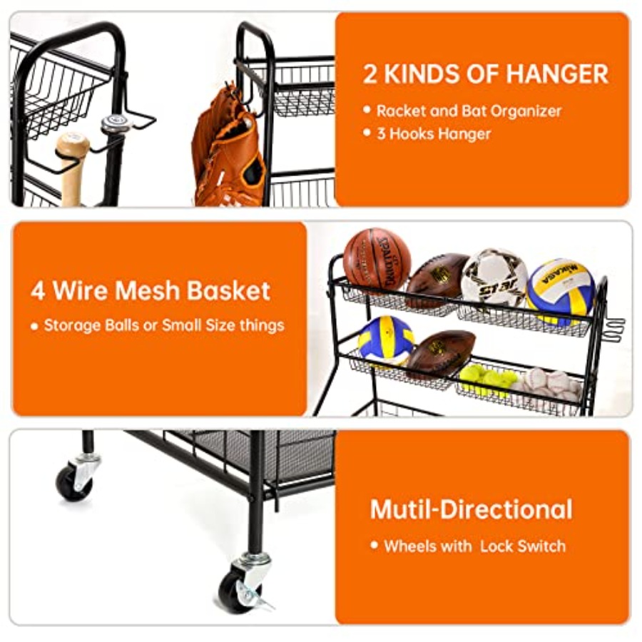 Garage Storage Rack for Sports - Sports Equipment Bat incelemesi ve fiyatı
