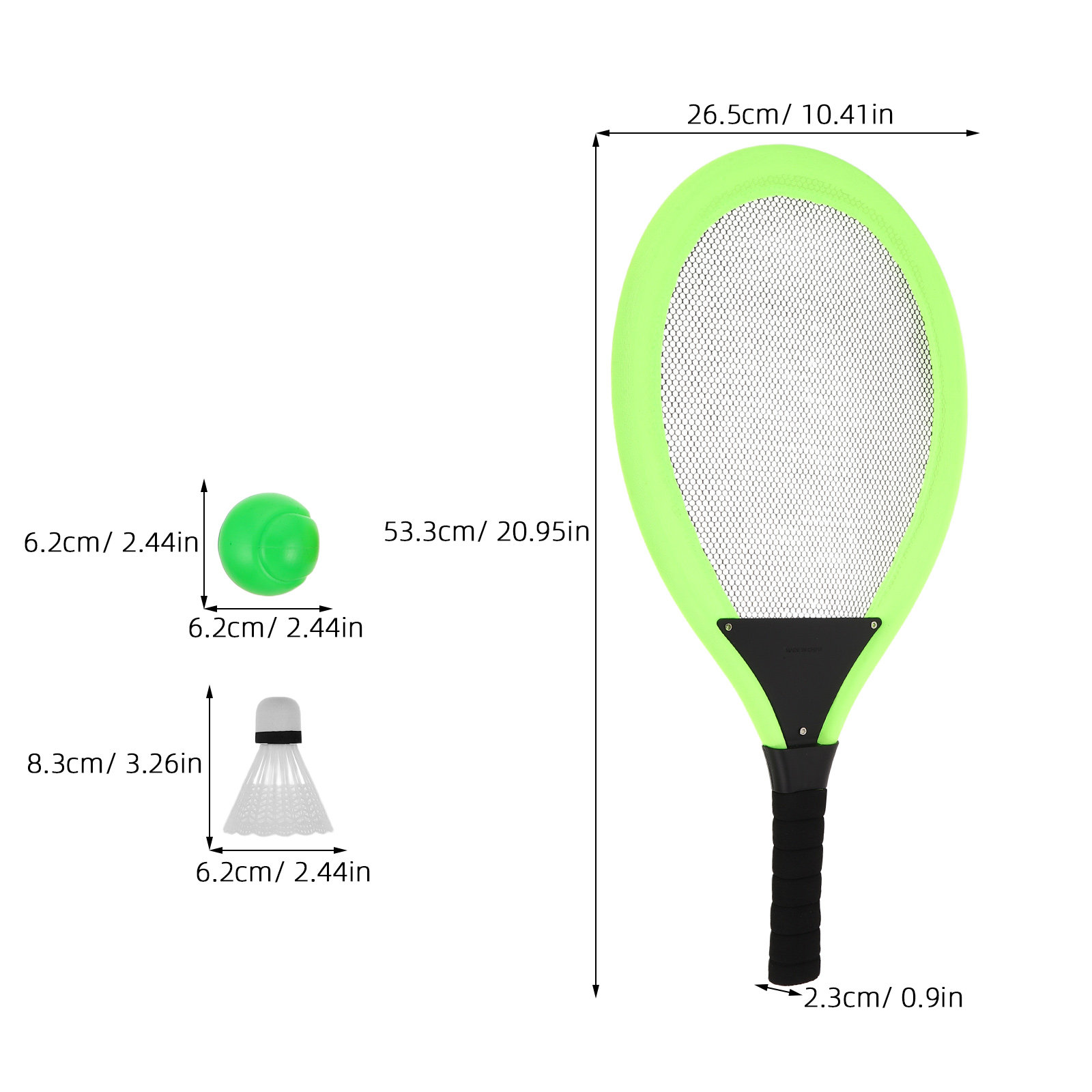 2Pcs Kids Tennis Racket Set Gr - Sports Equipment Bat incelemesi ve fiyatı