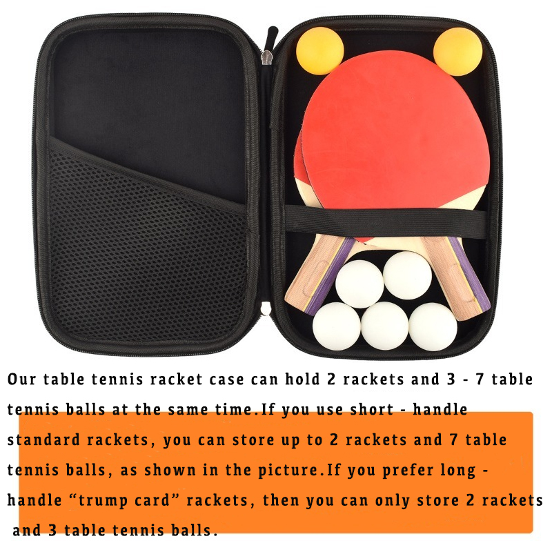 1pc Table Tennis Bat Cases Zip - Sports Equipment Bat incelemesi ve fiyatı