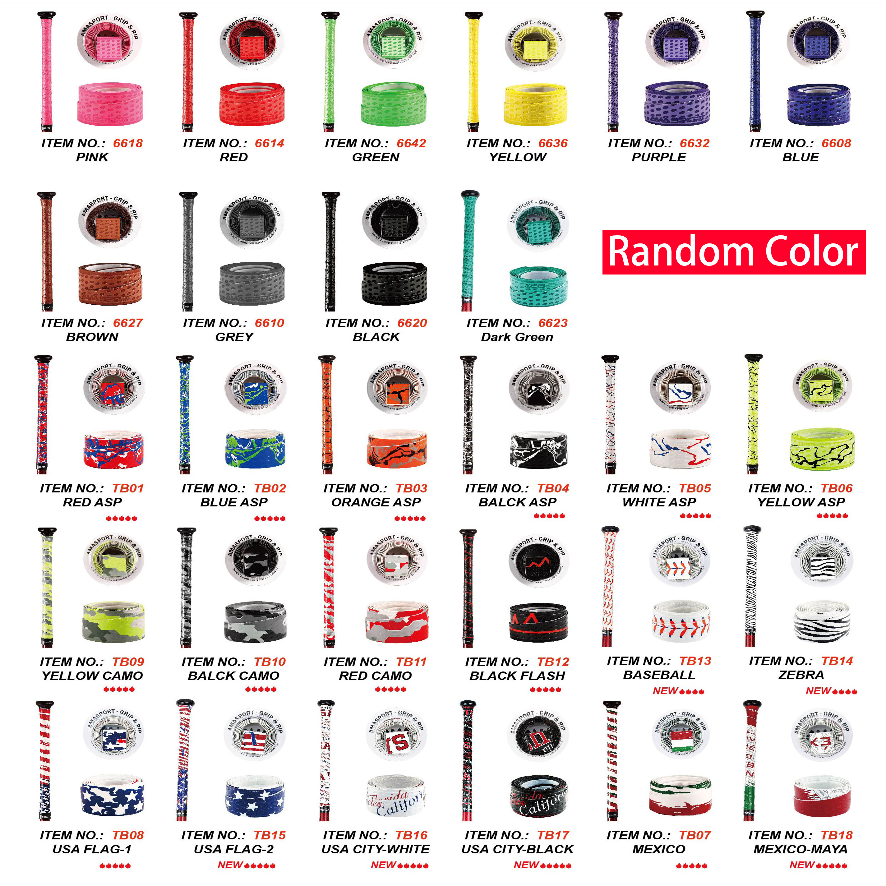 AMA SPORT Colorful Bat Grip Ta - Sports Equipment Bat incelemesi ve fiyatı