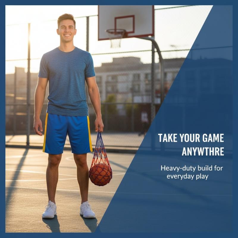 Football Net Bag Nylon Bold St - Sports Equipment Outdoor Storage incelemesi ve fiyatı