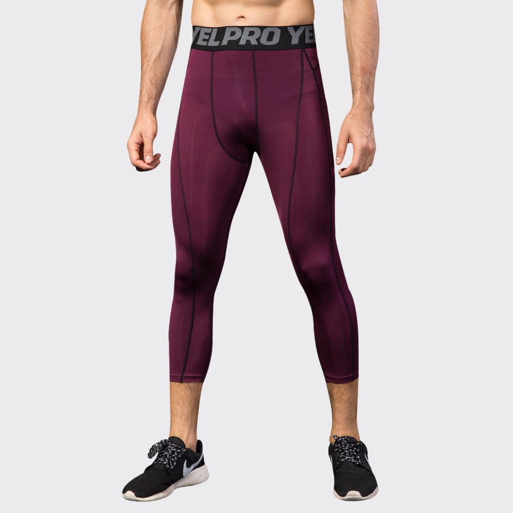 Men Compression Fitness Leggin - Sports Equipment Logos incelemesi ve fiyatı