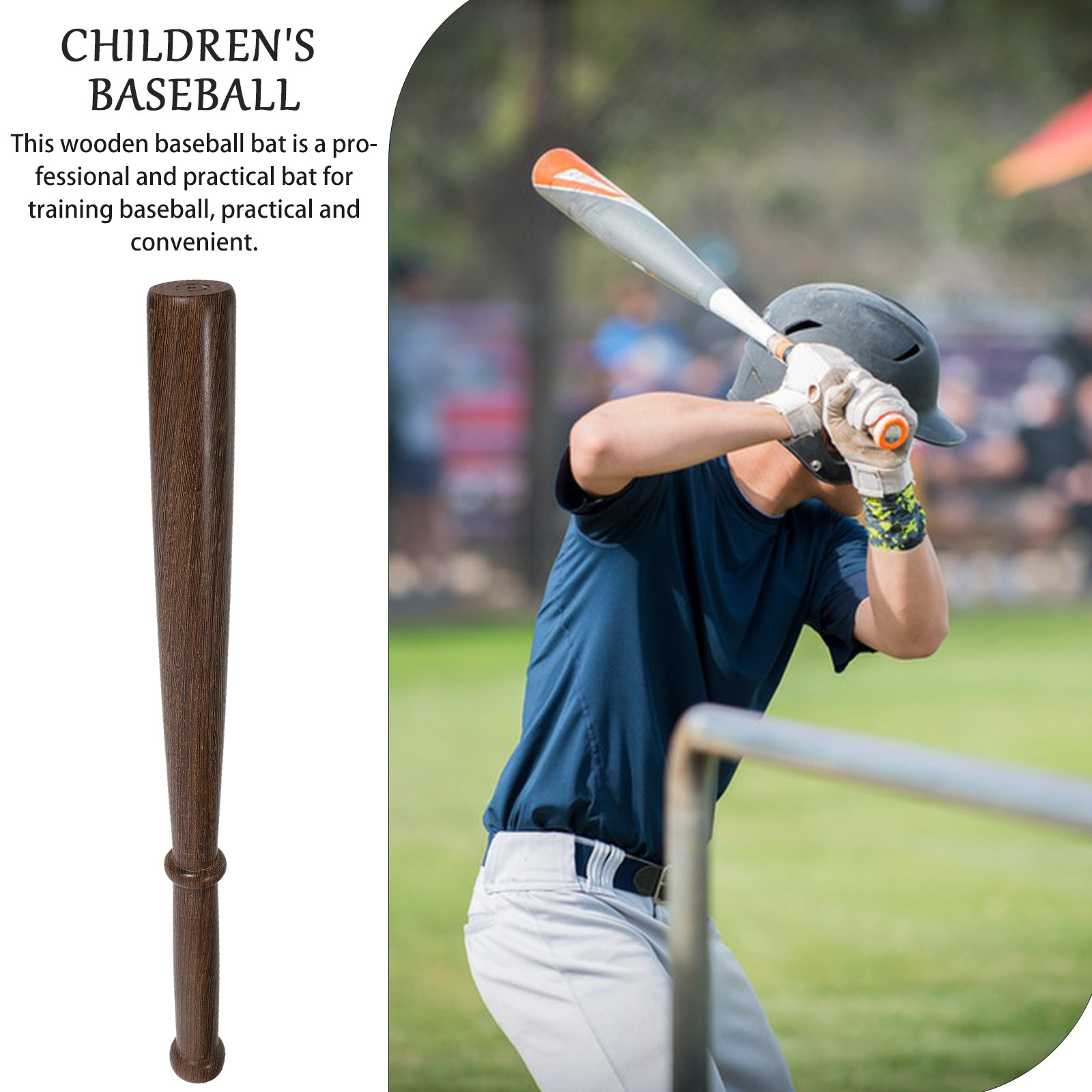 Wooden Baseball Bat Training B - Sports Equipment Bat incelemesi ve fiyatı