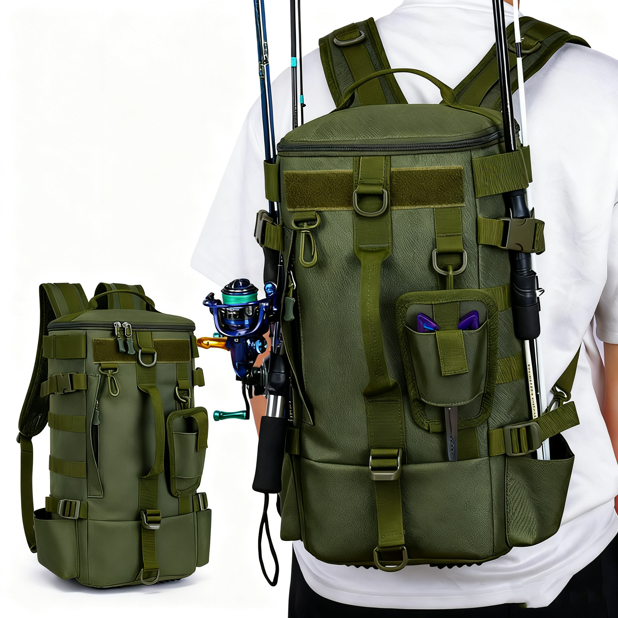 Multifunctional Fishing Backpa - Sports Equipment Outdoor Storage incelemesi ve fiyatı