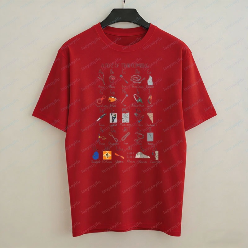 Climbing Gear Alphabet Men's T - Sports Equipment A To Z incelemesi ve fiyatı