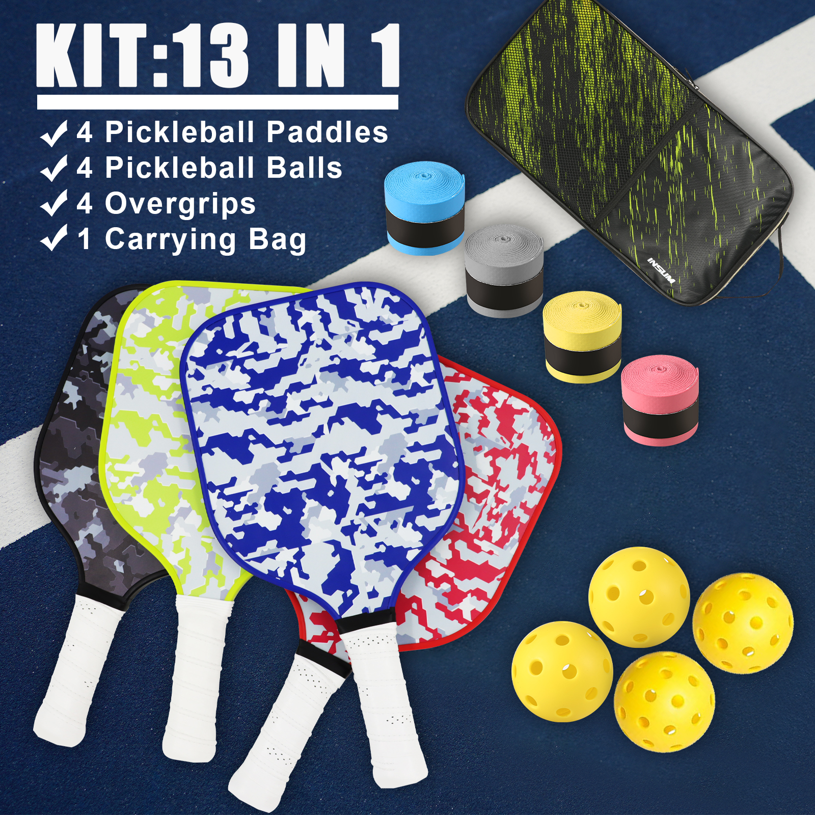 Fiberglass Pickleball Paddles  - Sports Equipment Bat incelemesi ve fiyatı