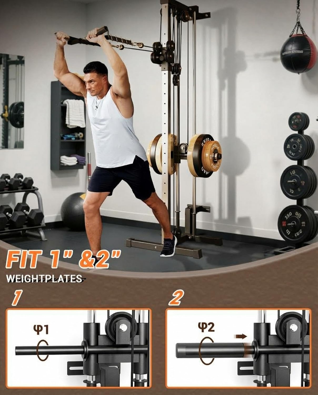 Wall Mount Cable Station Dual  - Sports Equipment At Home incelemesi ve fiyatı