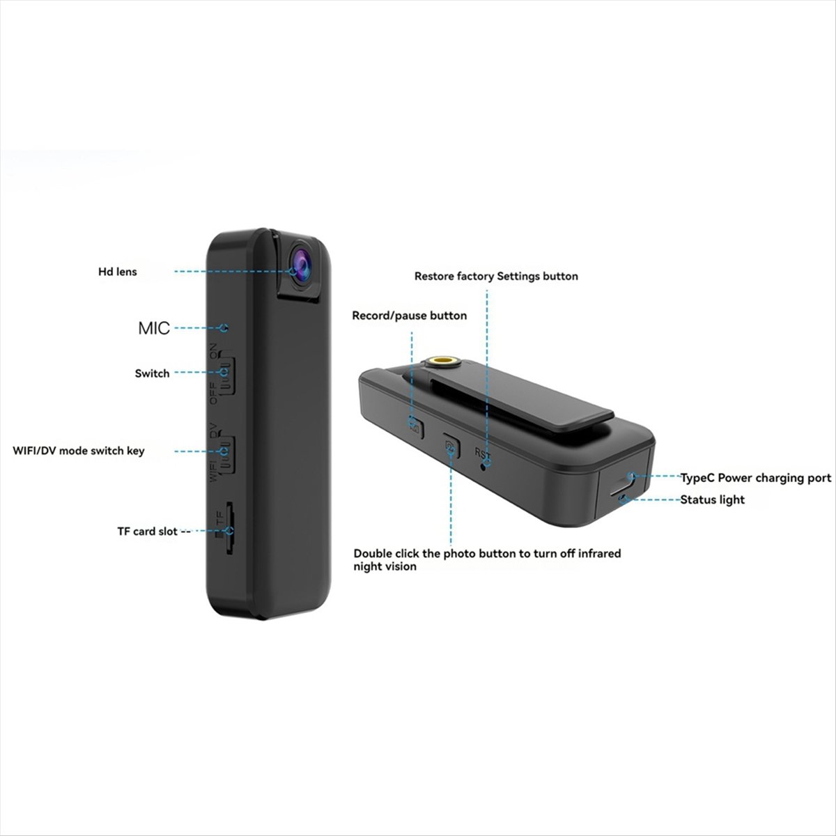 NEW WIFI Portable Recorder HD  - Sports Equipment Video incelemesi ve fiyatı