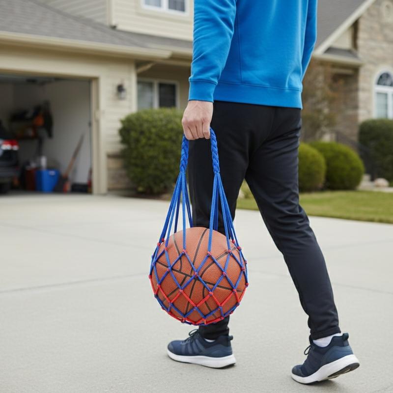 Football Net Bag Nylon Bold St - Sports Equipment Outdoor Storage incelemesi ve fiyatı