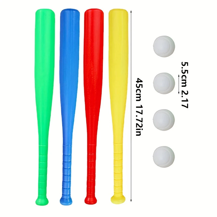 2/4pcs Lightweight Plastic Bas - Sports Equipment Bat incelemesi ve fiyatı