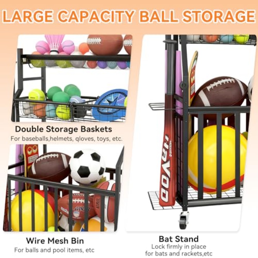 Sports Equipment Garage Organi - Sports Equipment Bat incelemesi ve fiyatı