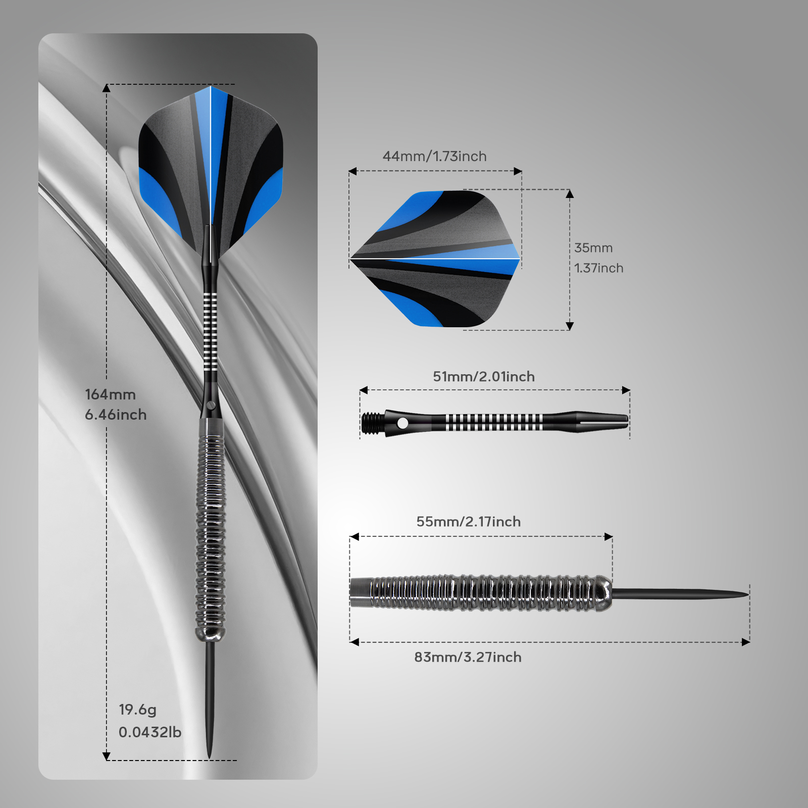 Huanqu Iron Dart Set, Includes - Sports Equipment Cabinet incelemesi ve fiyatı