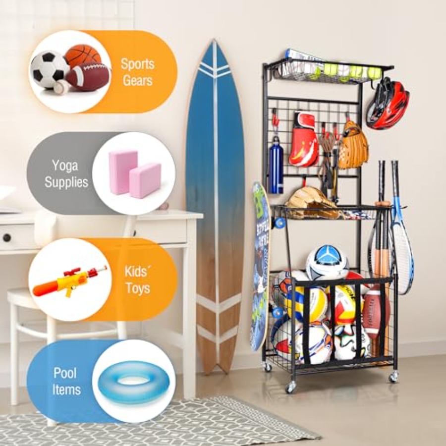 Sports Equipment Storage Rack  - Sports Equipment Outdoor Storage incelemesi ve fiyatı