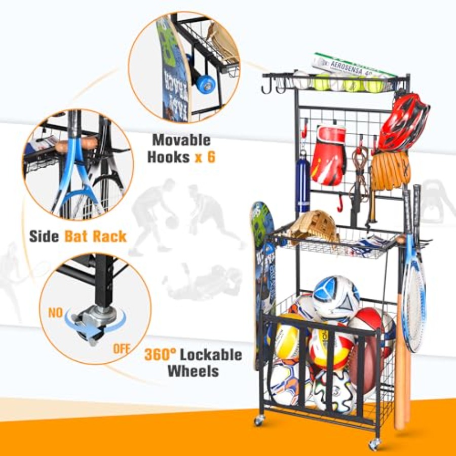 Sports Equipment Storage Rack  - Sports Equipment Outdoor Storage incelemesi ve fiyatı