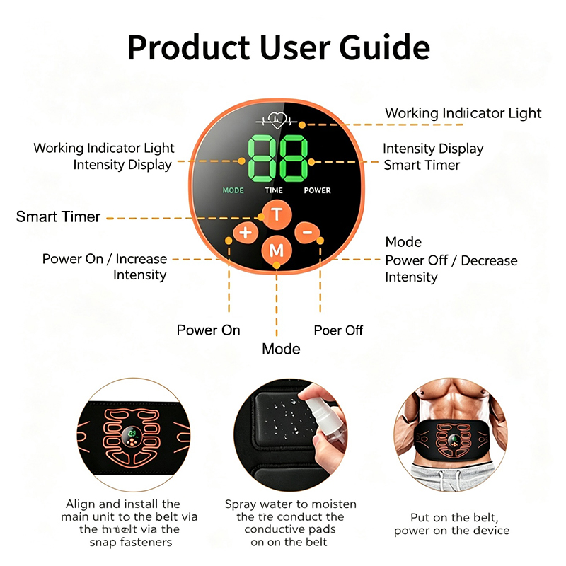 Abdominal Toning Belt Smart Ab - Sports Equipment Factory incelemesi ve fiyatı