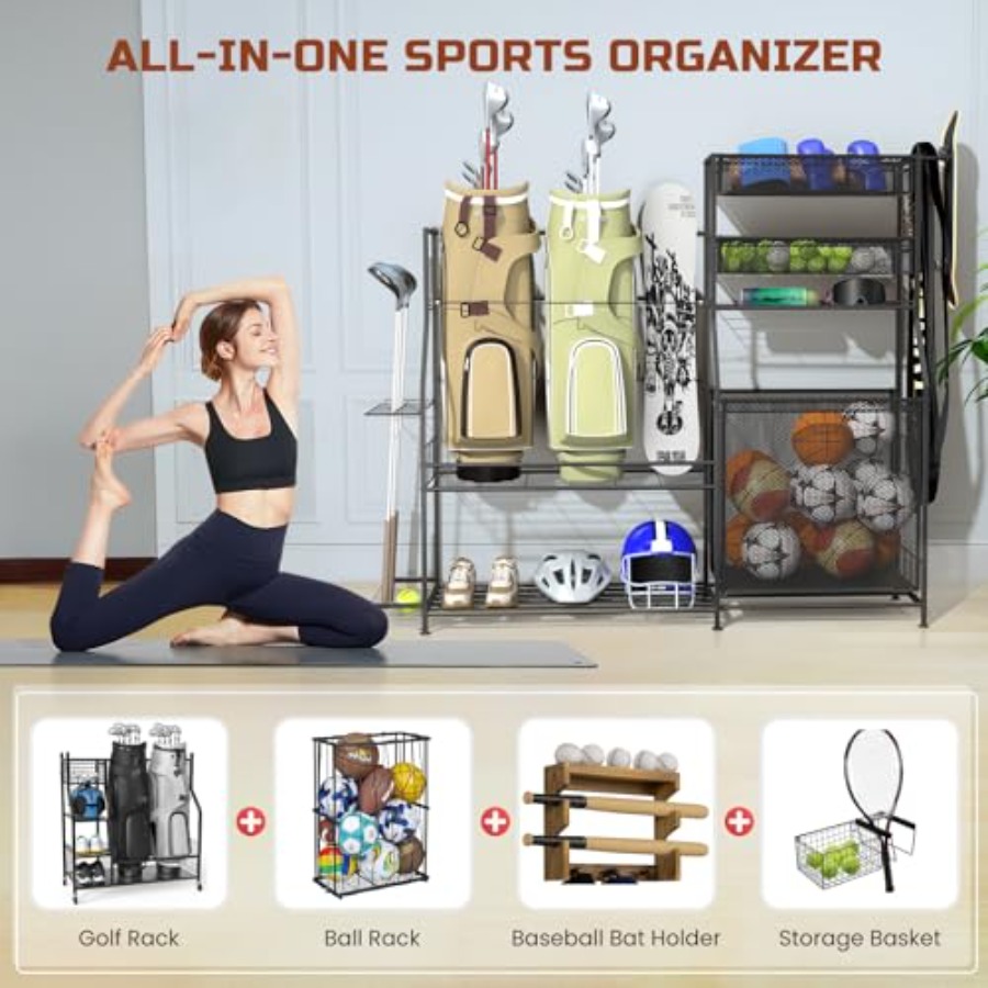 Garage Sports Equipment Organi - Sports Equipment Golf incelemesi ve fiyatı