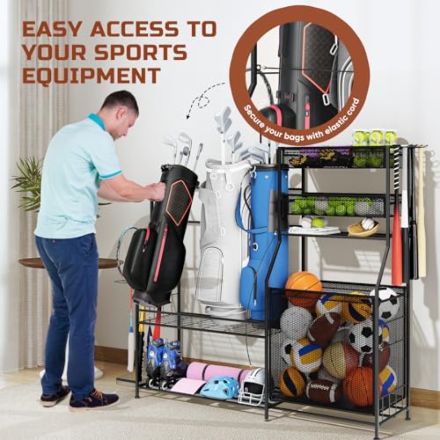 Garage Sports Equipment Organi - Sports Equipment Golf incelemesi ve fiyatı