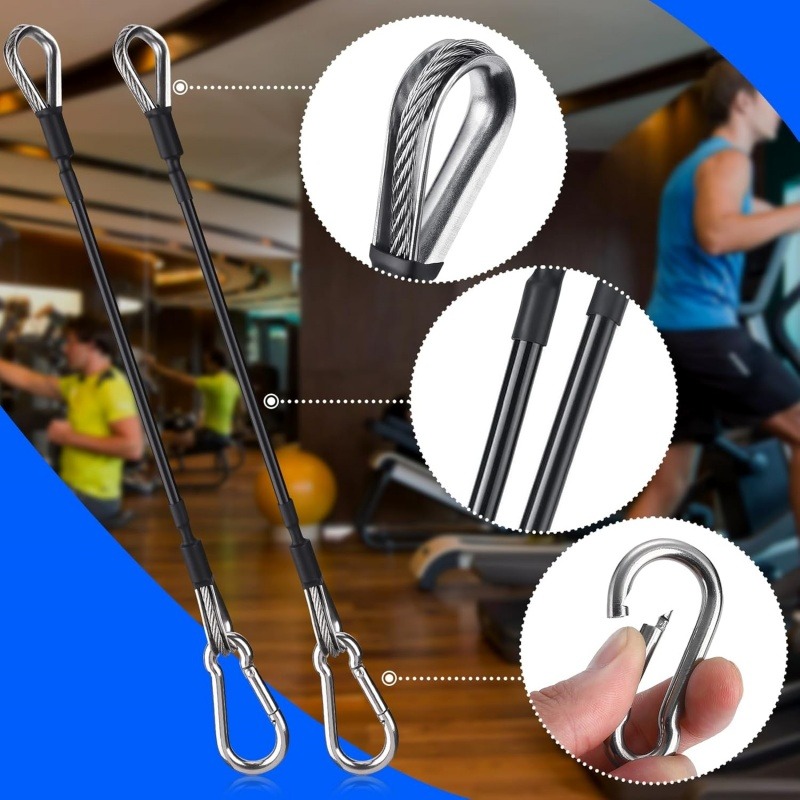 1/2Pcs 25cm Gym Cable Extensio - Sports Equipment At Home incelemesi ve fiyatı