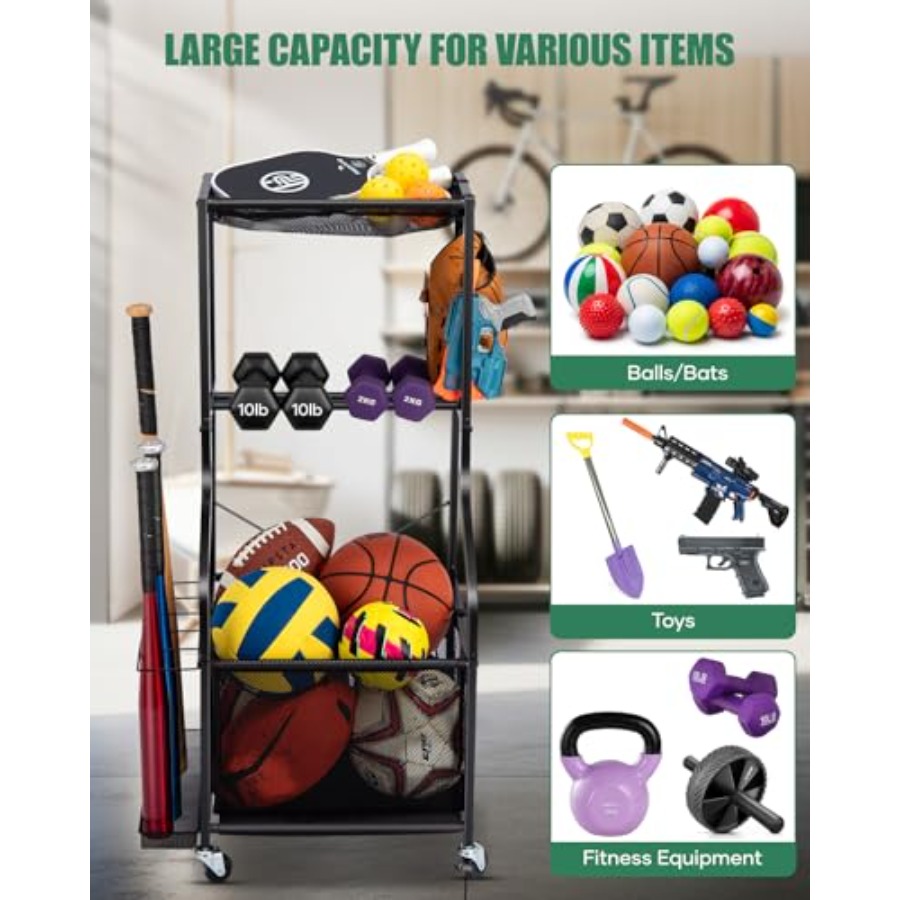 Sports Equipment Garage Organi - Sports Equipment Outdoor Storage incelemesi ve fiyatı