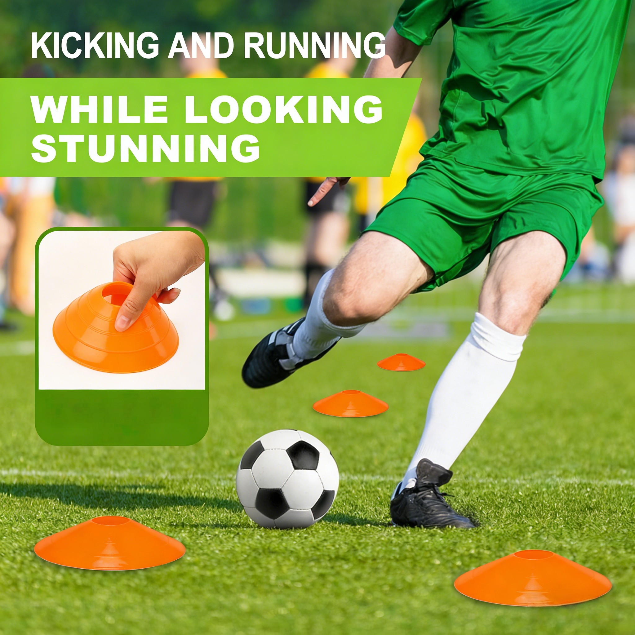 25 Pack football cone plate  f - Sports Equipment For Training incelemesi ve fiyatı